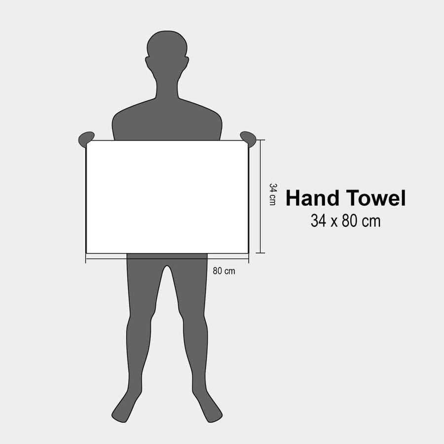 300 GSM Brown Cotton Hand Towel, , large