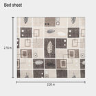 120 GSM Grey Microfiber Double Bedsheet, , small image number null