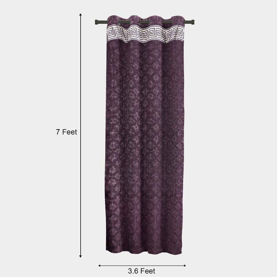 7ft. Purple Polyester Curtain, , large image number null