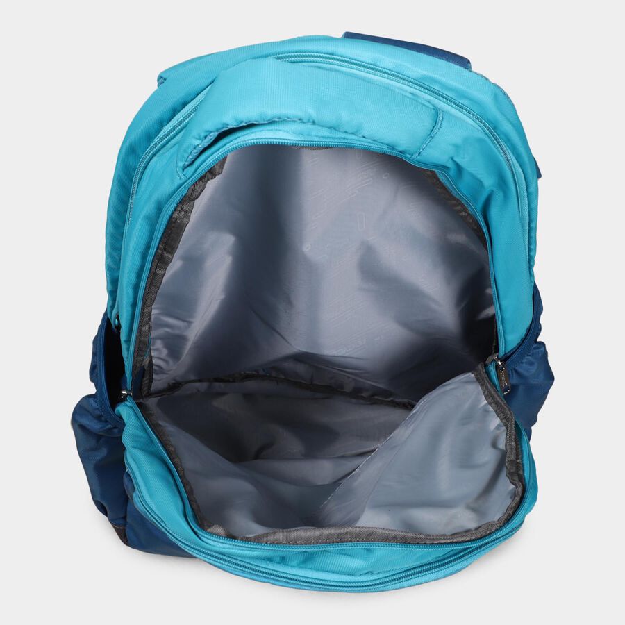 Light Blue Polyester Backpack, , large image number null