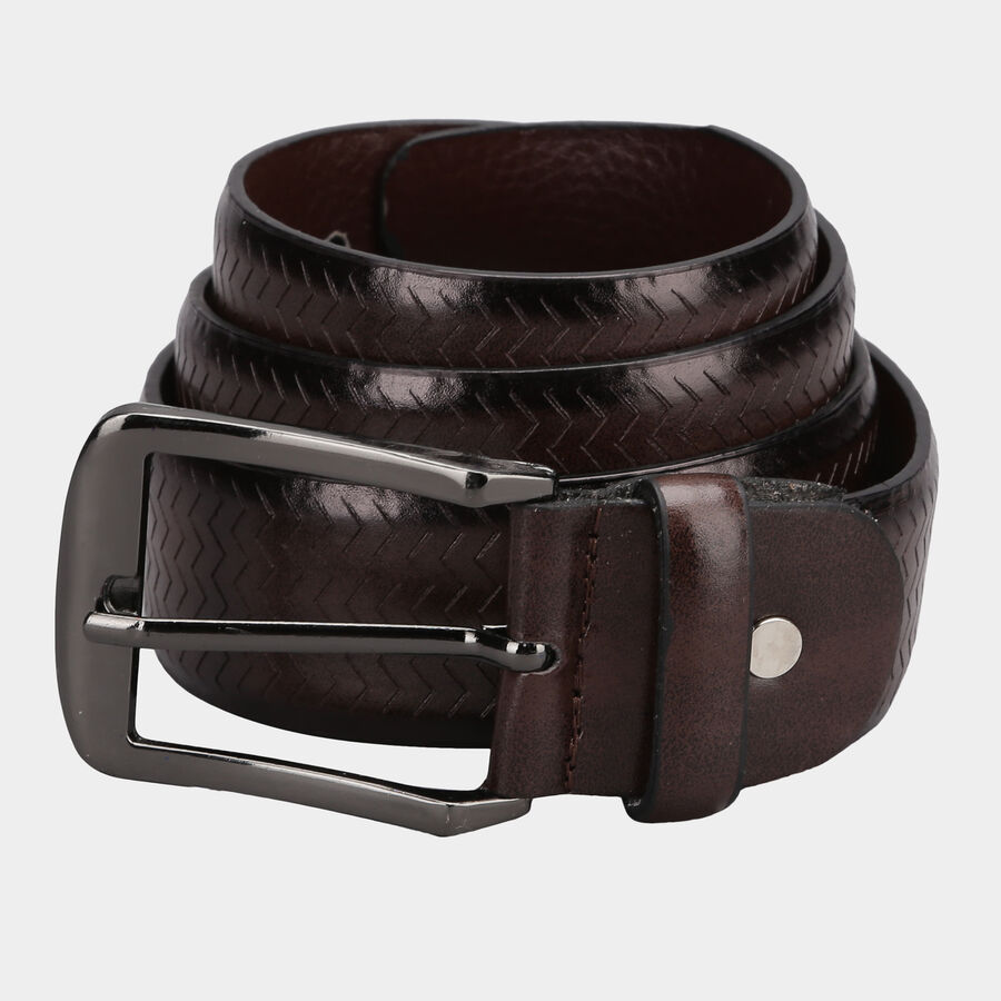 Men Casual Brown Belt (32 in.), , large image number null