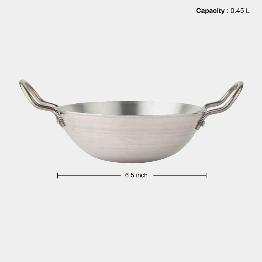 0.45 L Aluminium Kadhai, , large image number null