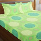 120 GSM Green Polycotton Double Bedsheet, , small image number null