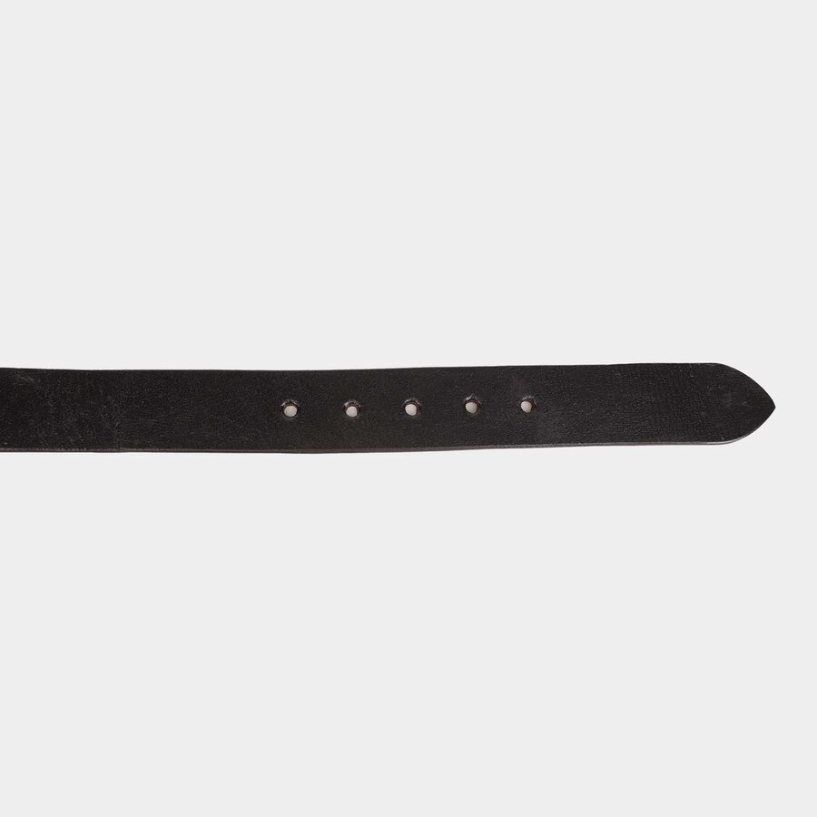 Men's Leather Casual Belt, Size 36, Smooth/Plain, , large image number null