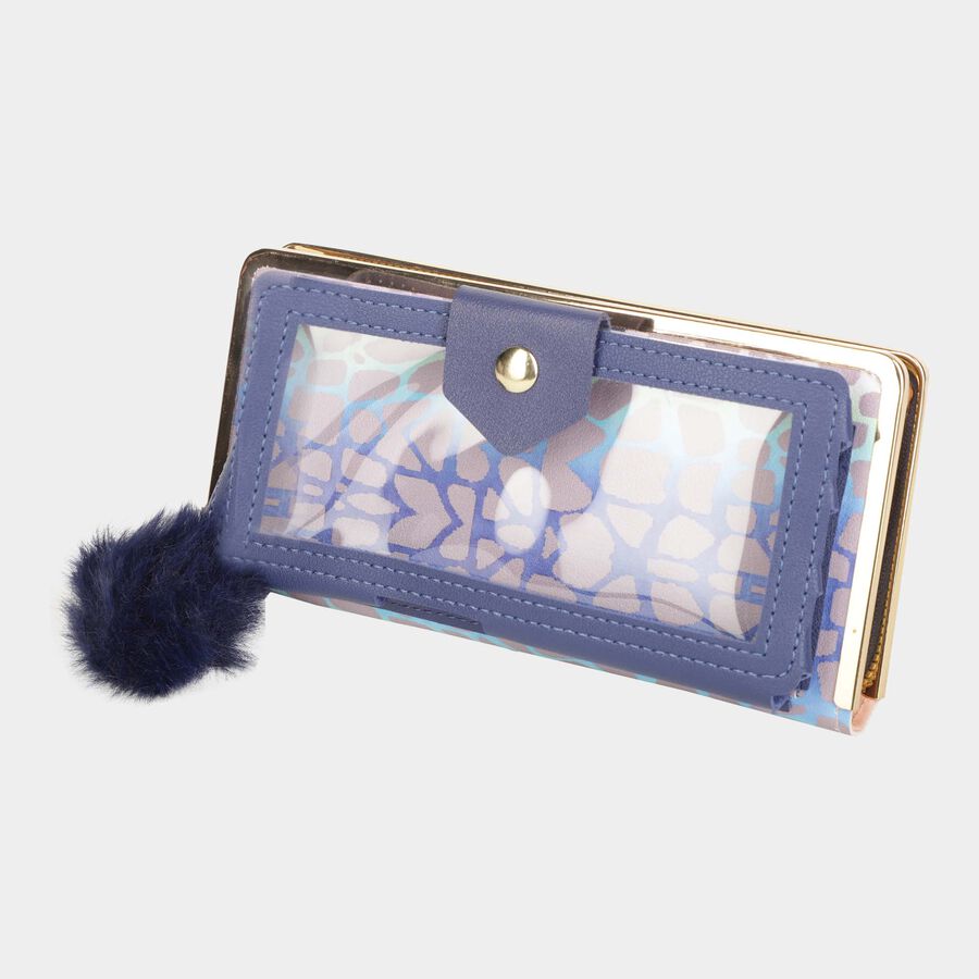 Women's Polyurethane Zipper Hand Pouch, , large image number null