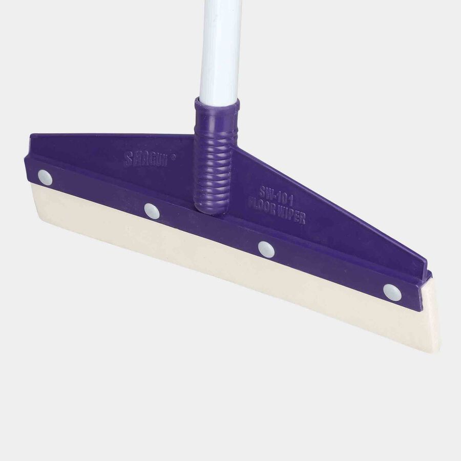 Plastic Bathroom Wiper With Handle And Toilet Brush - Set of 2, , large image number null