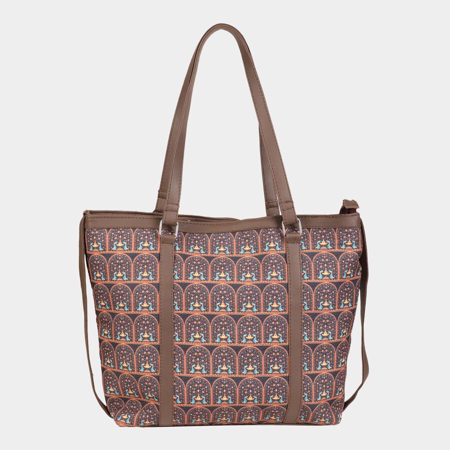 Women's Fabric Tote Bag, Printed, Large Size, , large image number null