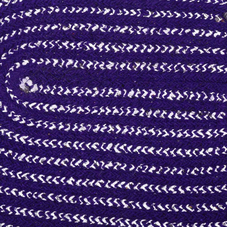 Blue Polyester Cotton Door Mat, , large image number null