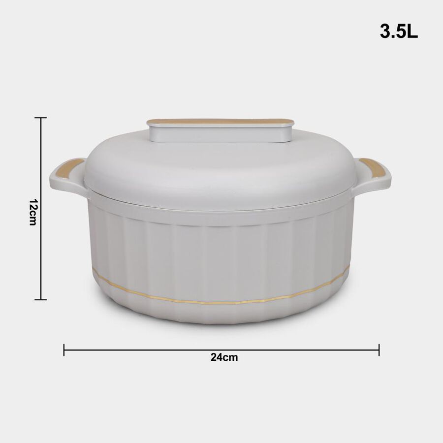 3.5L Plastic & Steel Casserole, , large
