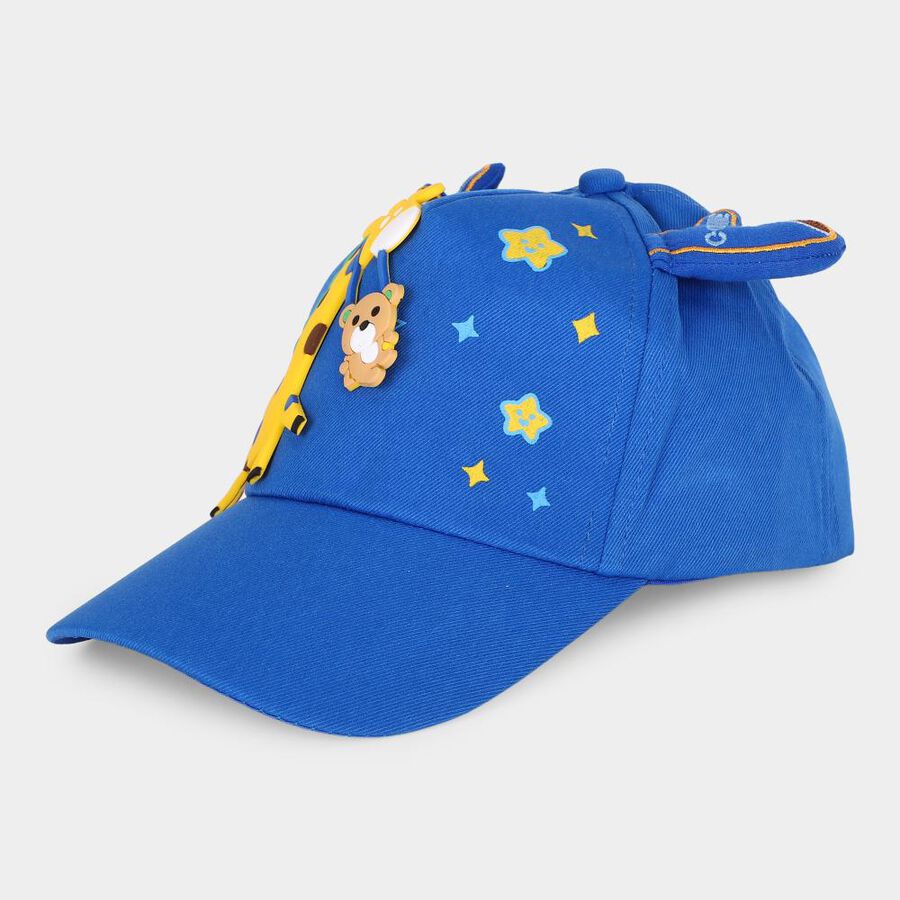 Kid's Blue Fabric Cap, , large