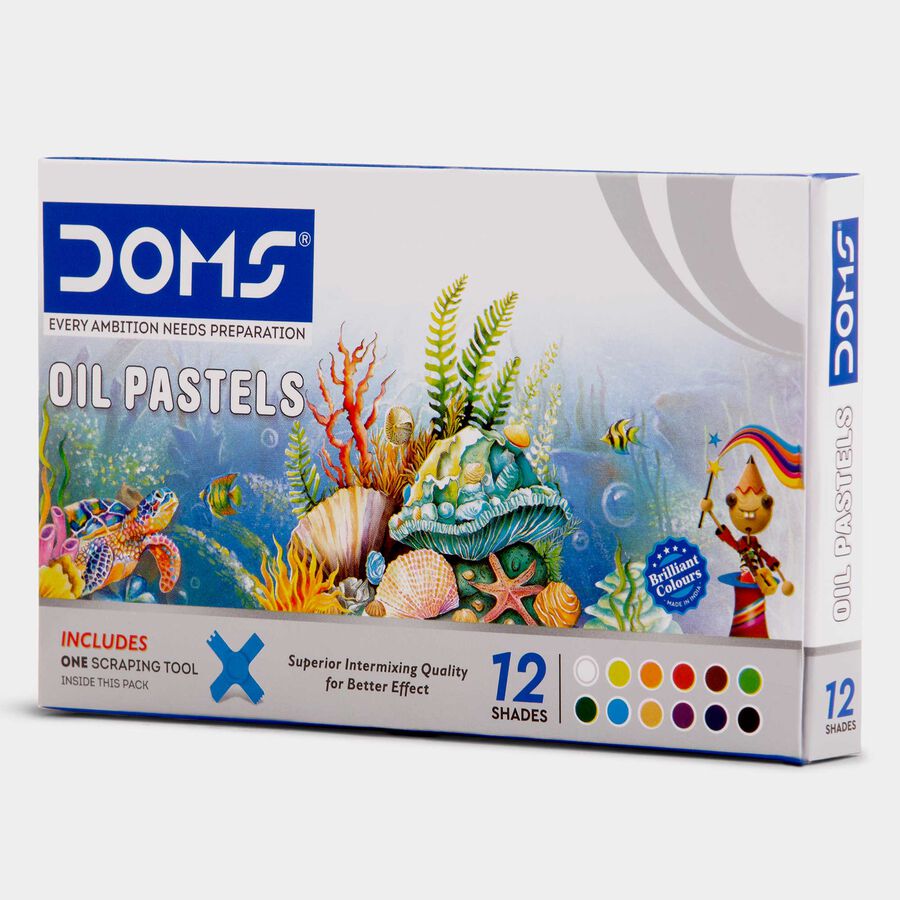 Oil Pastels Crayons 12 Shades, , large image number null