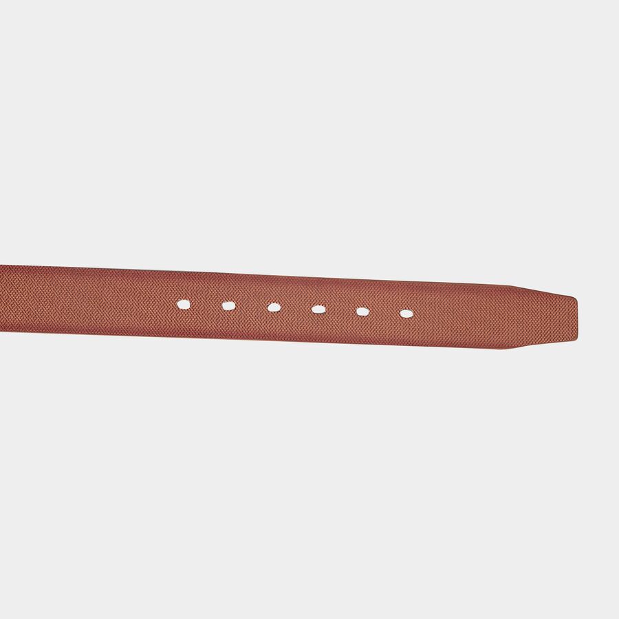 Men's Polyurethane Casual Belt, Size 32, Textured, , large image number null