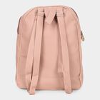 Women's Pink Polyurethane Backpack, , small image number null