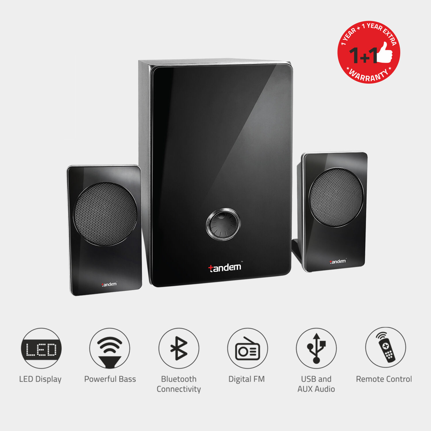 Tandem multimedia shop speaker 2.1