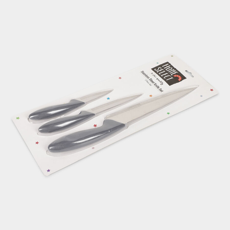 Steel Knife Set of 3, , large image number null