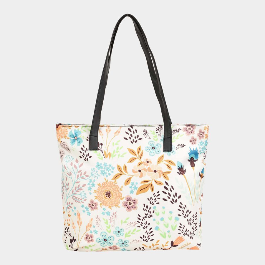 White Fabric-Polyester Bag, , large image number null