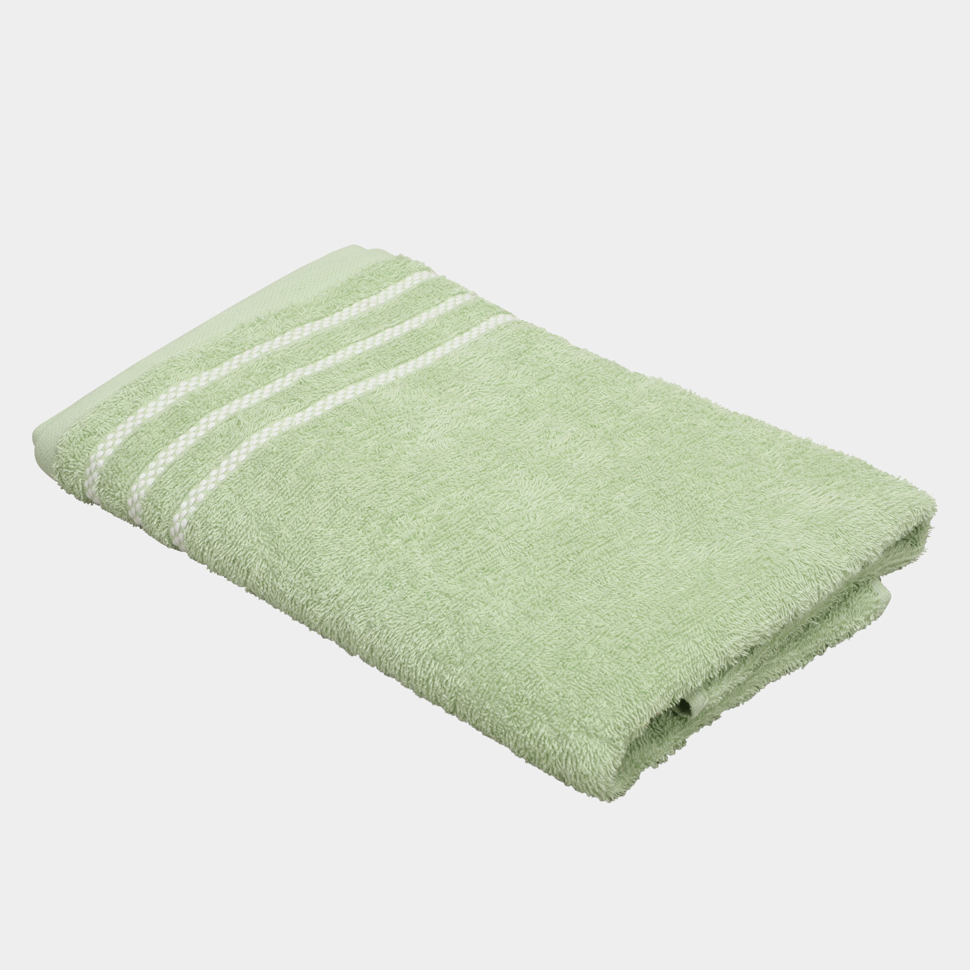 Home Beautiful                         250 GSM Green Cotton Bath Towel