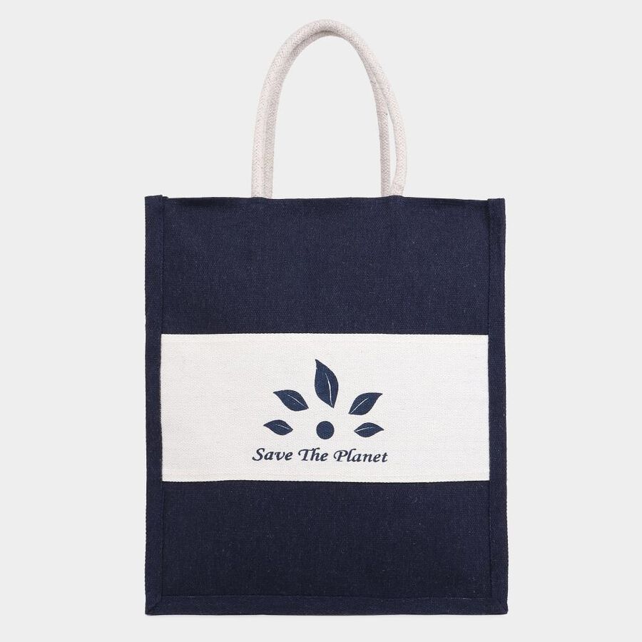 Dark Blue Canvas Lunch Bag, , large image number null