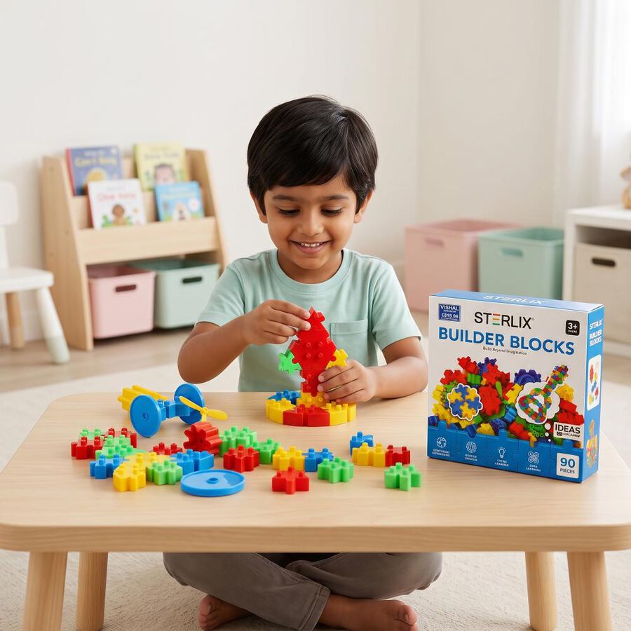 Kid's Plastic Blocks Toy , , large