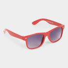 Kid's Plastic Clear Glass Rectangle Sunglasses, , small image number null