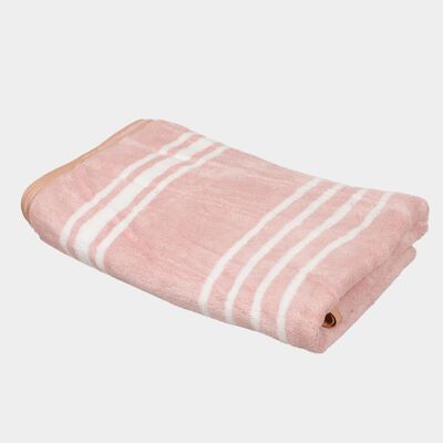 270 GSM Pink Microfiber Bath Towel