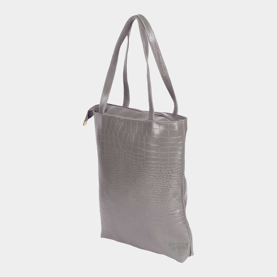 Women's Jaquard Polyurethane Shopping Bag, , large image number null