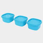 एयर-टाइट प्लास्टिक कंटेनर, 3 का सेट, 225 ml X 3, , small image number null