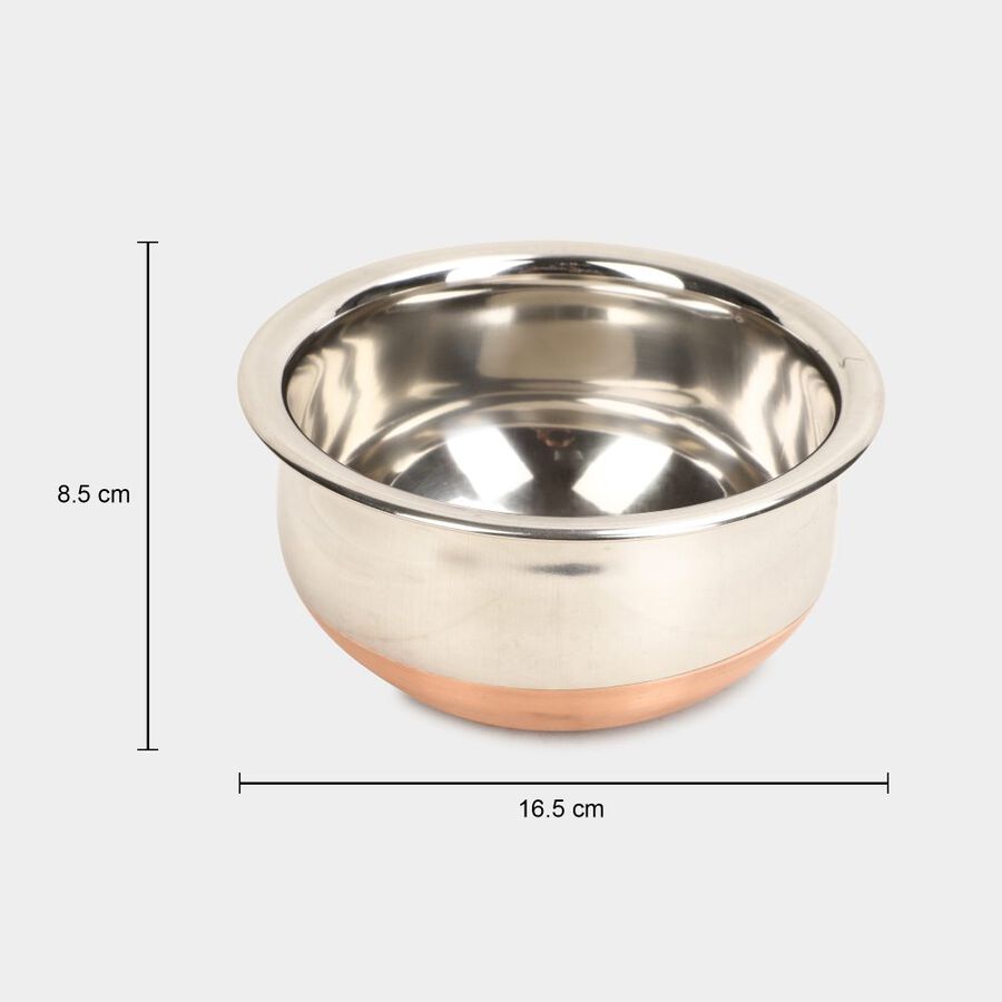 3 Pcs. Steel Handi, Induction Compatible, , large image number null