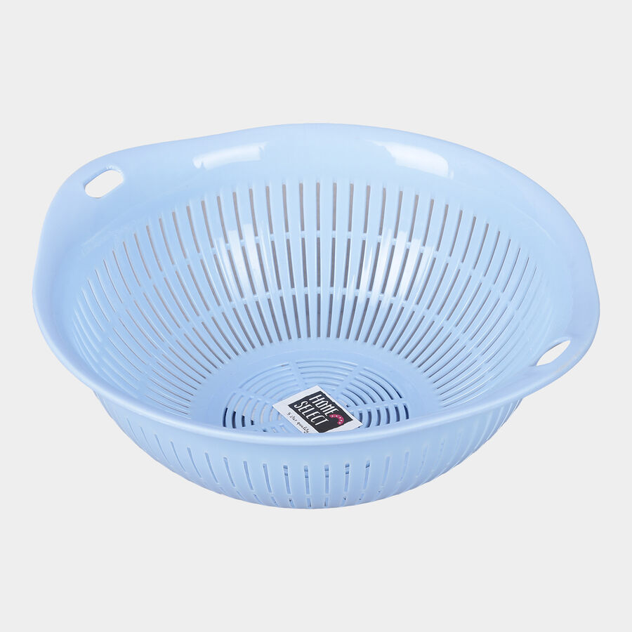 Blue Plastic Colander, , large image number null