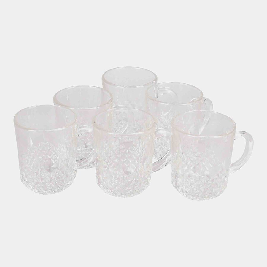 240 ml Glass Mug Set of 6, , large image number null