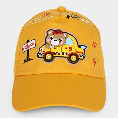 Kid's Yellow Fabric Cap