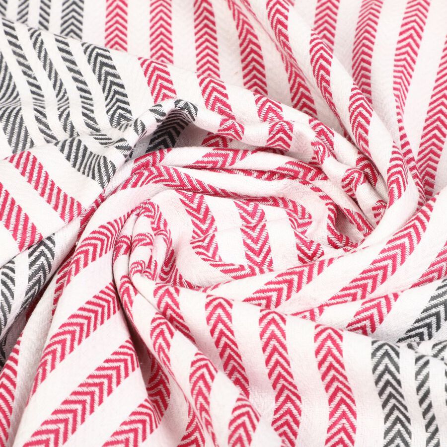 200 GSM Pink Cotton Blend Bath Towel, , large image number null