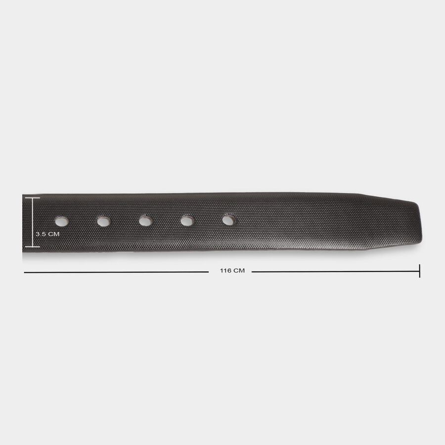 Men's Black Polyurethane Casual Belt, , large image number null