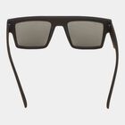 Men's Plastic Clear Glass Rectangle Sunglasses, , small image number null