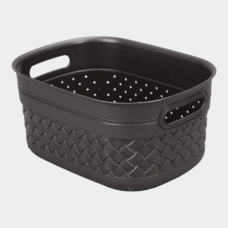 Brown Small Plastic Basket, , large image number null
