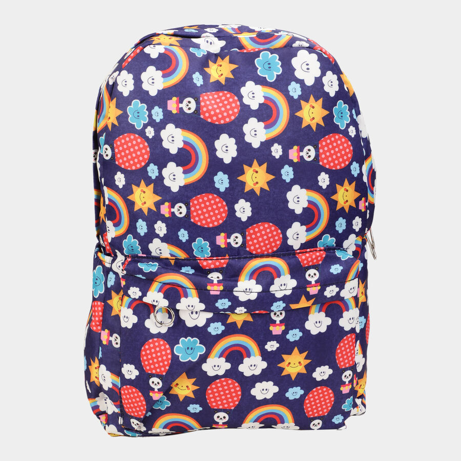 Women's Multicolour Fabric Backpack, , large image number null