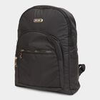 Women's Black Fabric Backpack, , small image number null