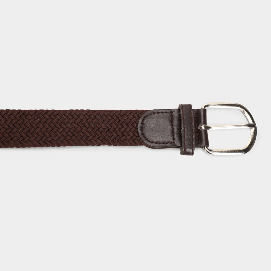 Women's Brown Nylon And Polyester Belt, , large image number null