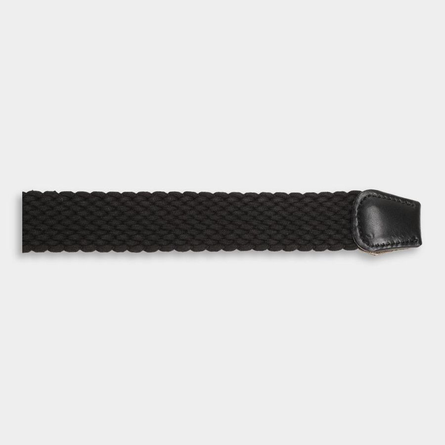 Men's Black Canvas Casual Belt, , large image number null
