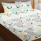 120 GSM Off White Microfiber Double Bedsheet, , small image number null