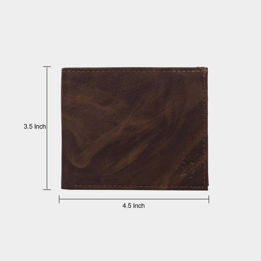 Men's Brown Polyurethane Wallet, , large image number null