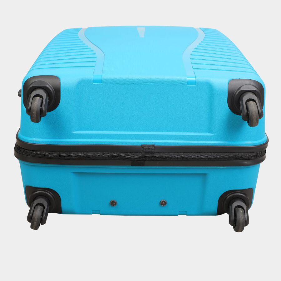 4-Wheel Light Blue Polypropylene Hard Case Trolley, Small + Medium + Large, , large image number null