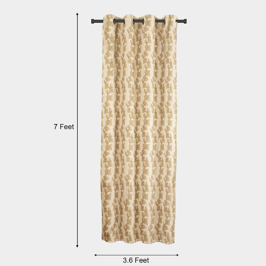 7ft. Beige Polyester Door Curtain, , large image number null