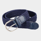Women's Blue Nylon And Polyester Belt, , small image number null