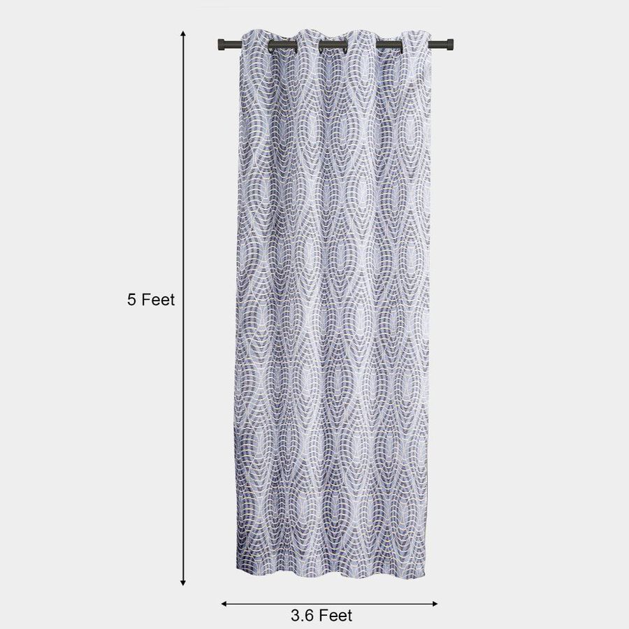 5ft. Dark Blue Window Curtain, , large image number null