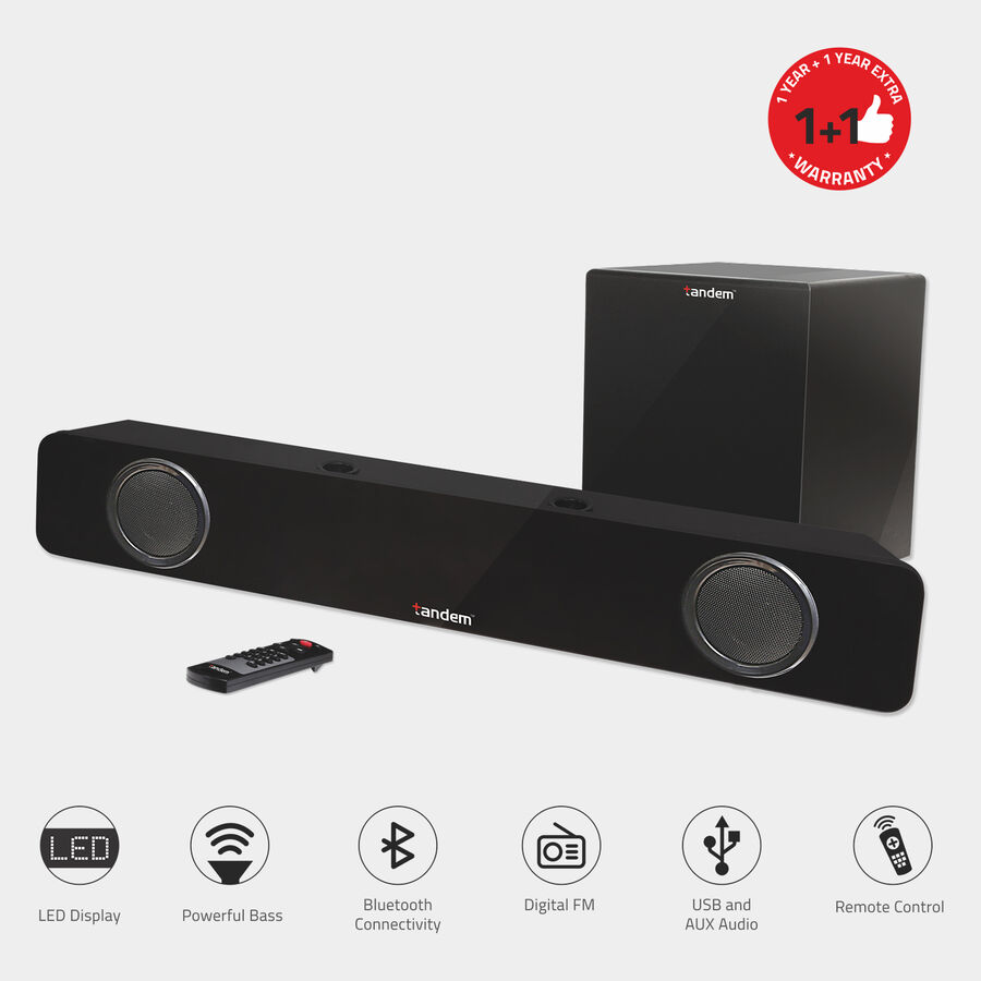 Bluetooth Sound Bar 35W RMS, Wired, , large image number null