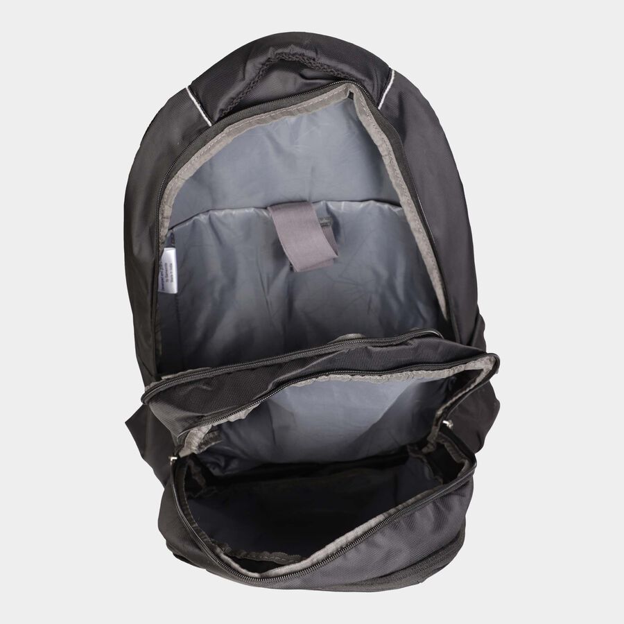Black Backpack with Laptop Sleeve, 32 L, , large image number null
