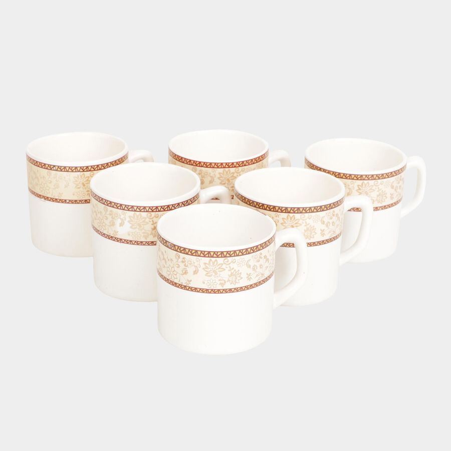 120ml Stoneware Cup, Set of 6, , large