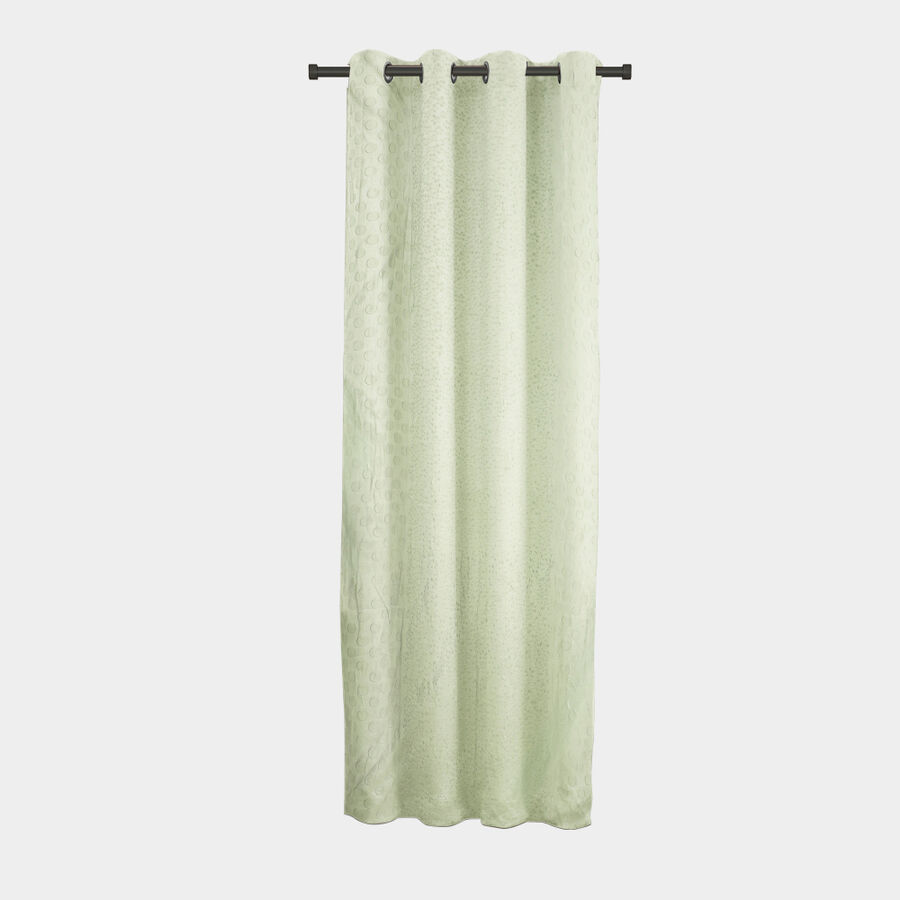 7 ft. Light Green Polyester Curtain, , large image number null
