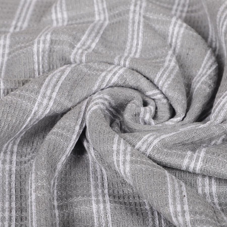 220 GSM Grey Cotton Blend Bath Towel, , large image number null